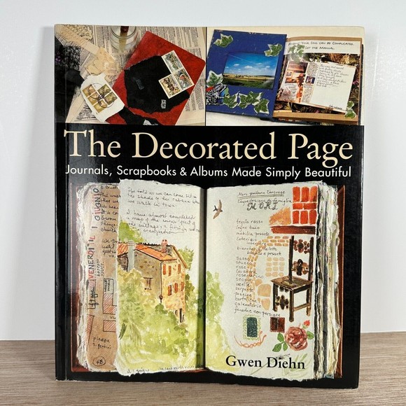 Book Decorated Page Journals Scrapbooks and Albums Made Simply Beautiful Diehn - Picture 1 of 11
